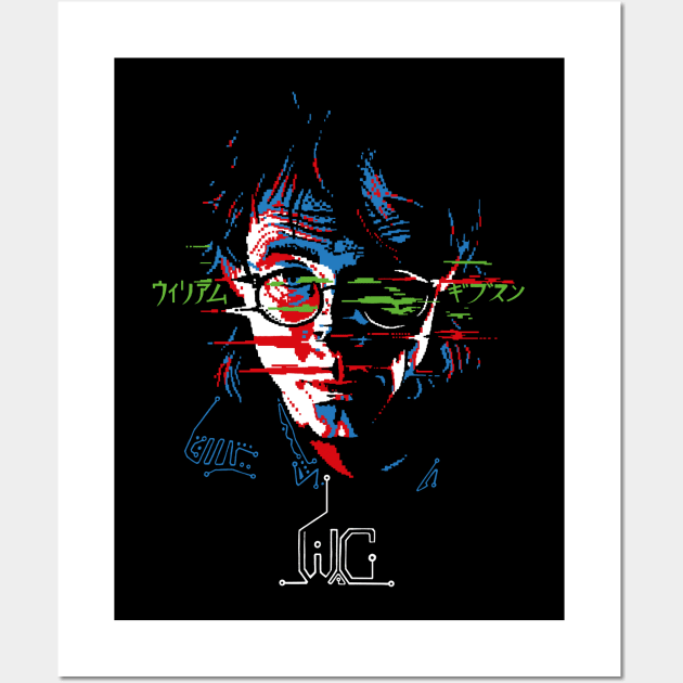 William Gibson Wall Art by SerhiyKrykun